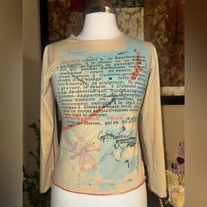 Vintage RARE Cop Copine designer Paris top